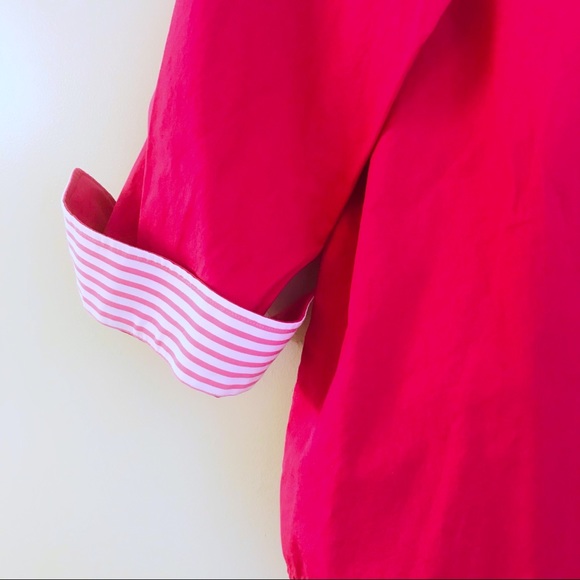 Ralph Lauren Hot Pink Button Down Shirt - Picture 2 of 5